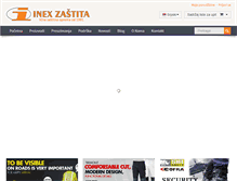 Tablet Screenshot of inex-zastita.co.rs